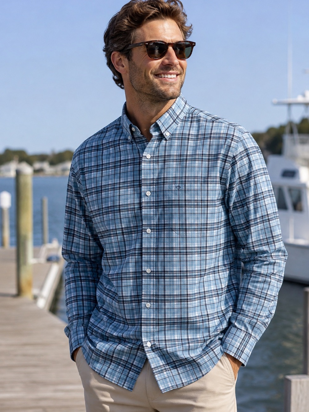 Southern Tide Men's Intercoastal Button-Down Shirt Size M